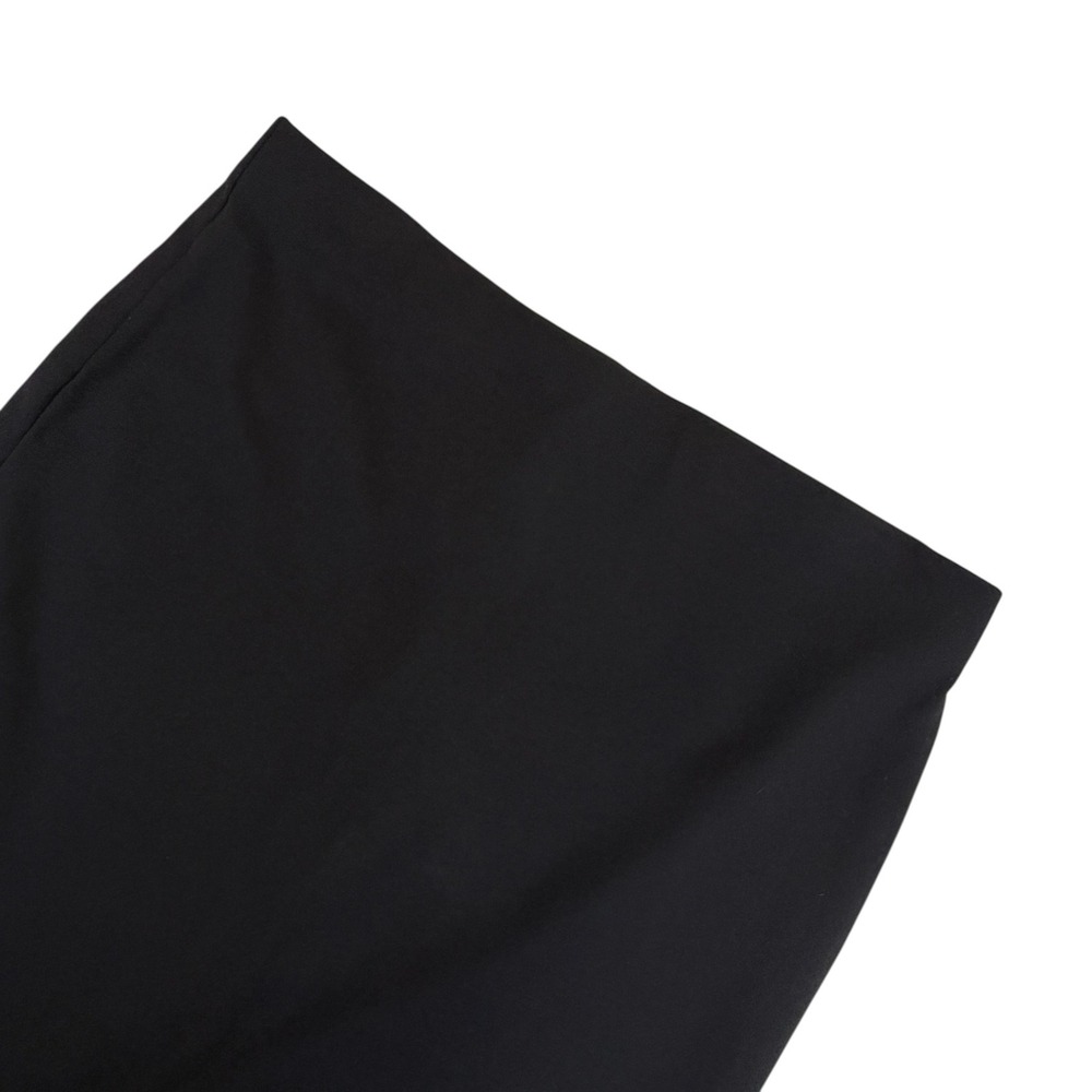 ELOQUII Black Ponte Knit Pencil Skirt Plus Size 18 Back Zipper Office Wear